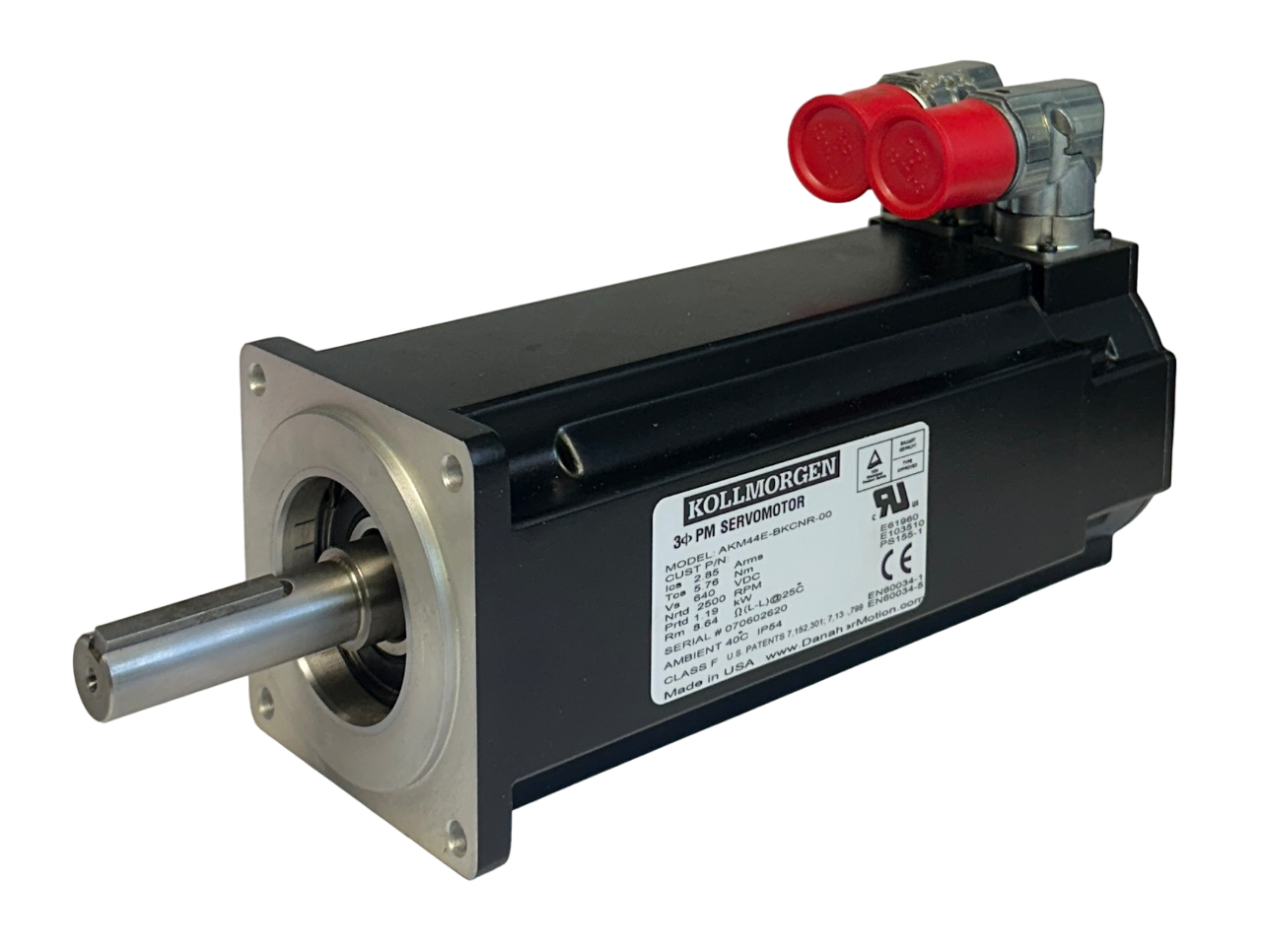 Used KOLLMORGEN AKM44E-BKCNR-00 / AKM44EBKCNR00 30 PM SERVO MOTOR 5.76Nm 1.19kW NSNP