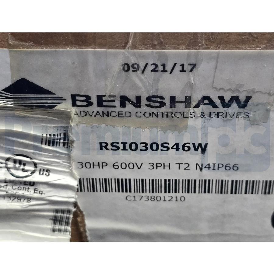 BENSHAW RSI-030-S4-6W | RSi030S46W RSi S4 Sensorless Vector VFD 30HP 600V NSMP