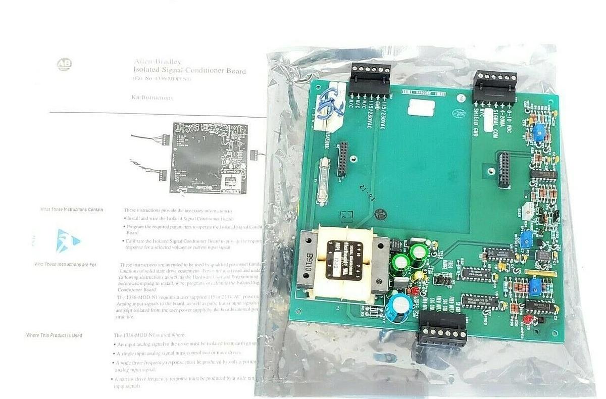 Used NIB ALLEN BRADLEY 1336-MOD-N1 ISOLATED SIGNAL CONDITIONER BOARD 120760 140122