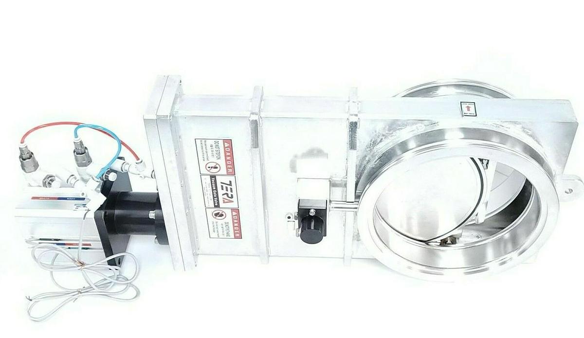 Used NEW TERA TECH TVS-MF200 AUTO GATE VALVE TVSMF200, SCD-L-100-40KR