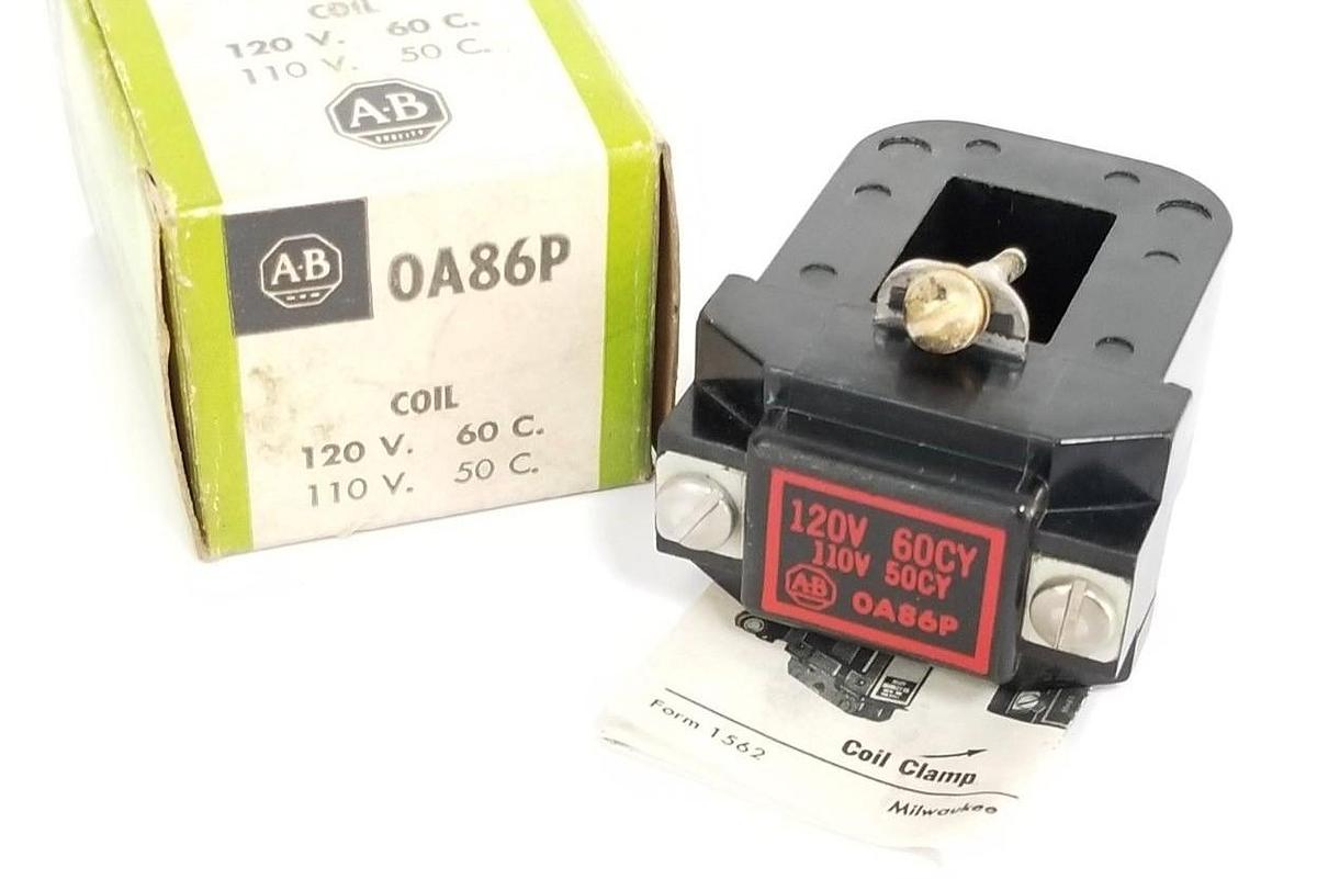 Used NIB ALLEN BRADLEY 0A86P COIL 110-120V 50-60CY