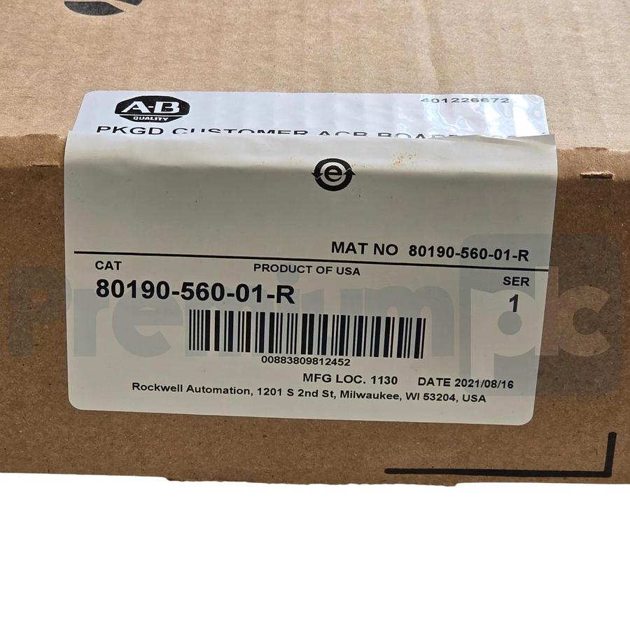 Allen Bradley 80190-560-01-R SER 1 PowerFlex 7000 Analog Control Board ASSY NSMP