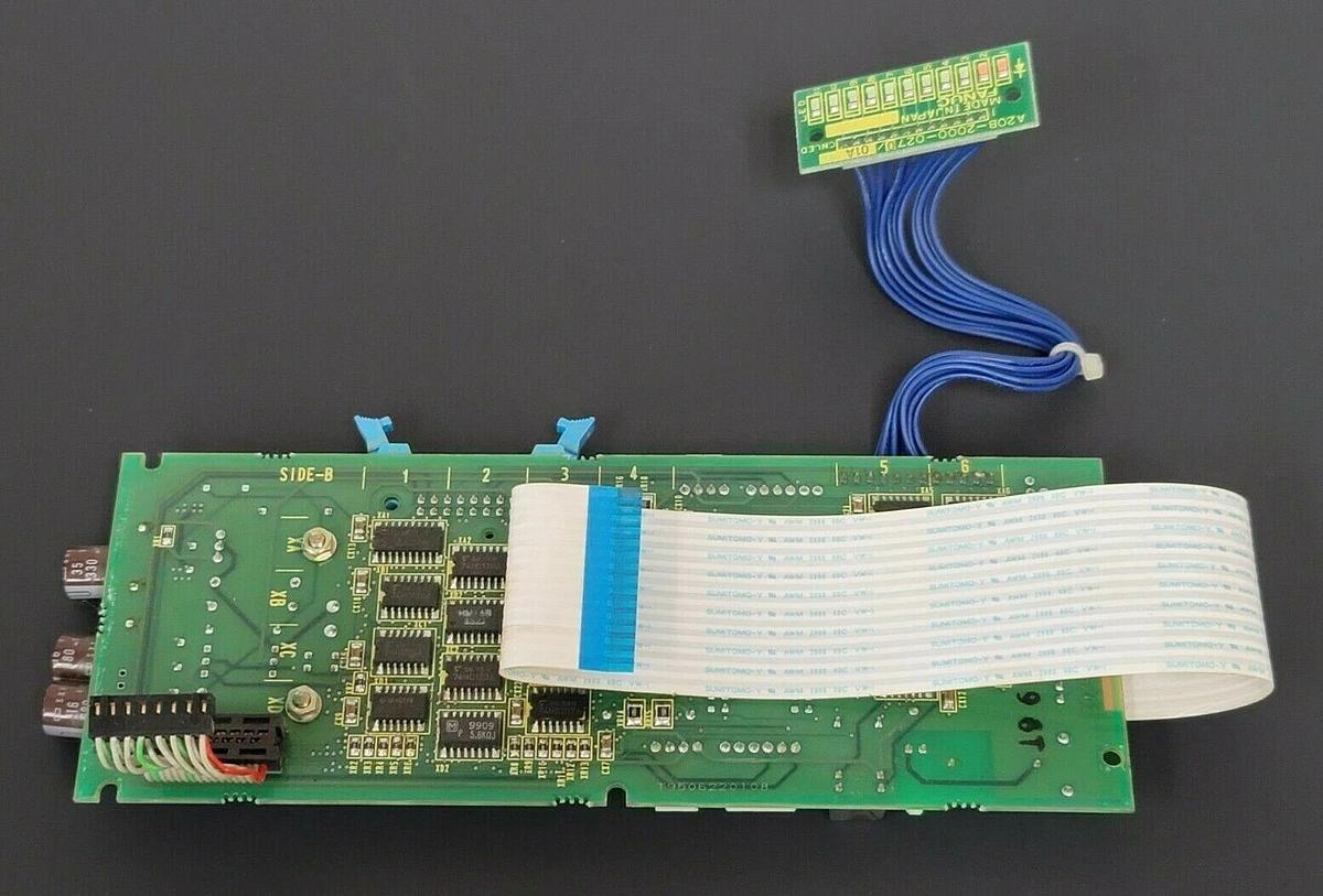 Used FANUC A20B-2100-0300/02A PENDANT BOARD A20B-2100-0300 W/ A20C-200-0270/01A