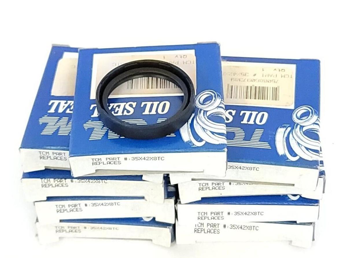 LOT OF 9 NIB TCM 35X42X8TC OIL SEALS