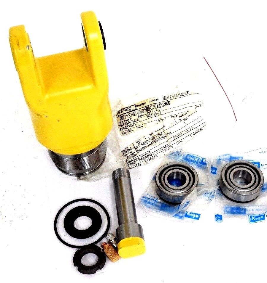 Used NEW FANUC ROBOTICS A290-7517-T401 PIPE ASSEMBLY A2907517T401, W/ 2 KOYO 30202R