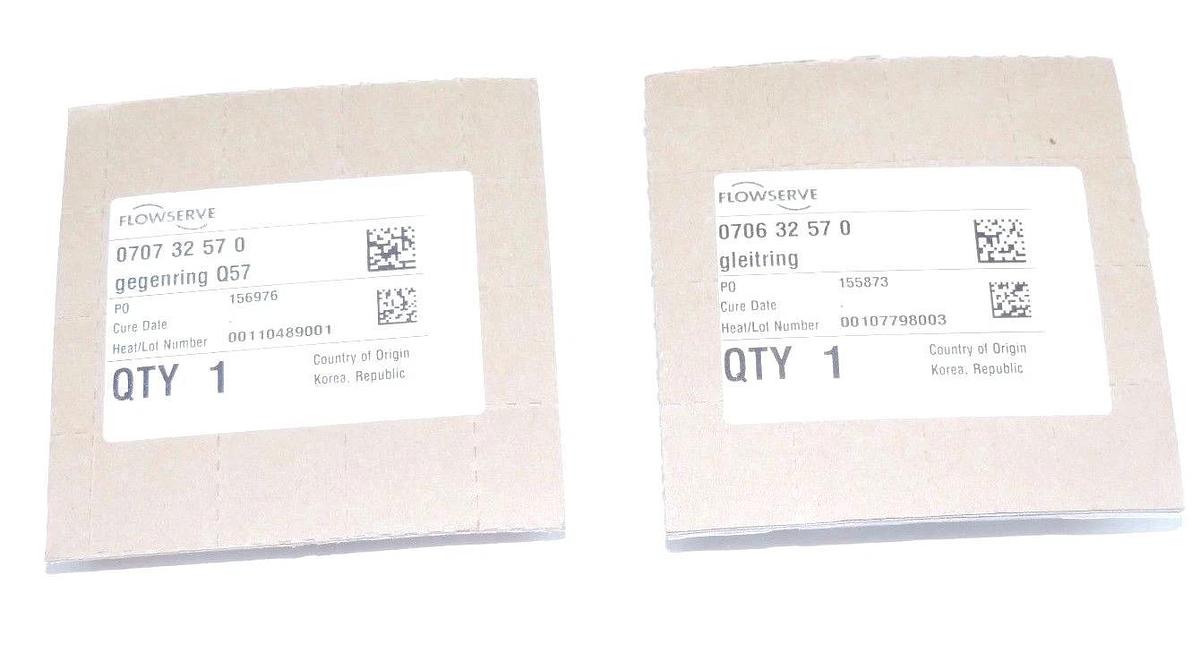 Used NEW FLOWSERVE 347036-799 REPAIR KIT 070732570 RINGS 482321900