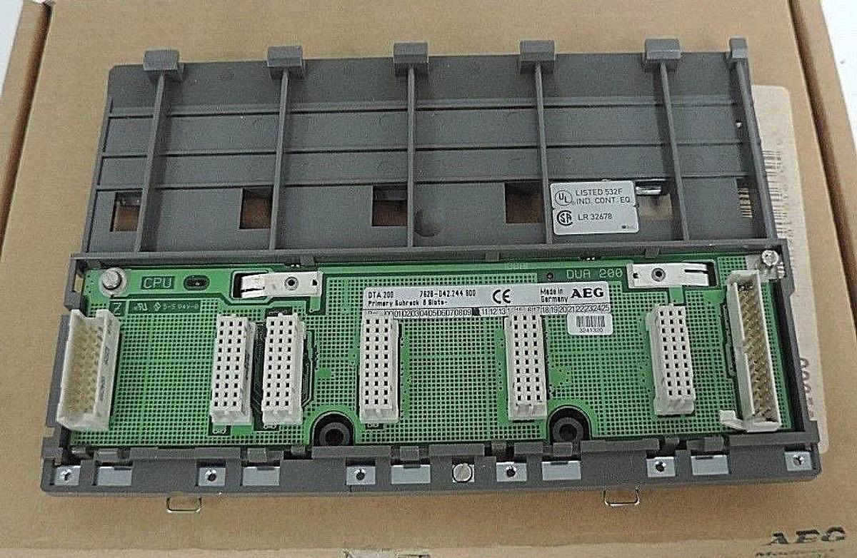 NEW SCHNEIDER MODICON DTA 201 7628-042.244 801 SECONDARY SUBRACK 5 SLOT
