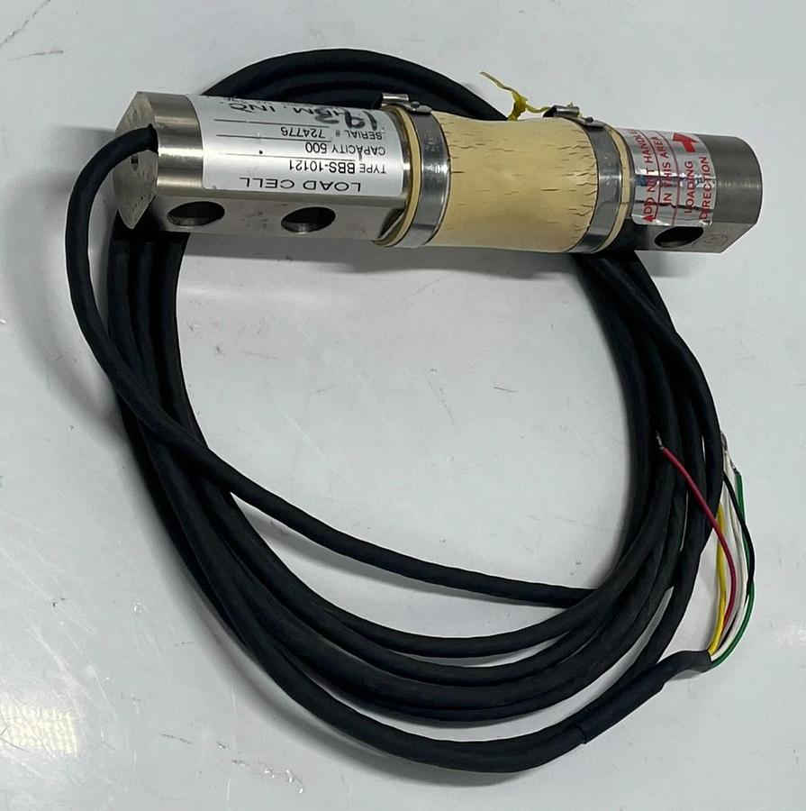 Used HBM BBS-500-10121 N Load Cell 500kg 1012lb Industrial S-Type Shear Beam Sensor