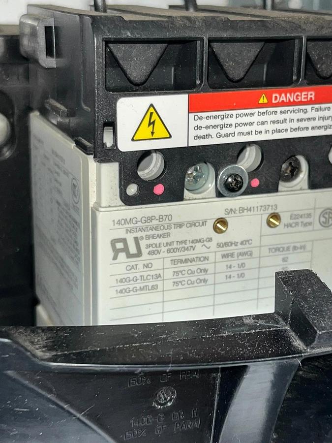 Used Allen Bradley 2107B-BABD-7FEEC Centerline 2100 MCC Bucket Size 1 Reversing