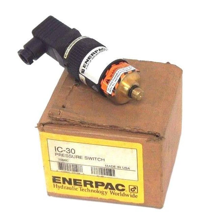 Used NIB ENERPAC IC-30 PRESSURE SWITCH IC30