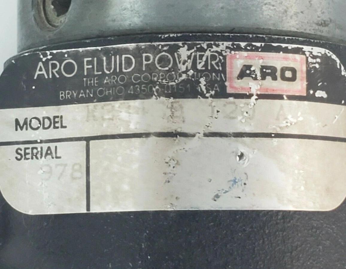 Used ARO FLUID POWER K334SD 120A VALVE K334SD-120A W/ 116 218-33 120V COIL