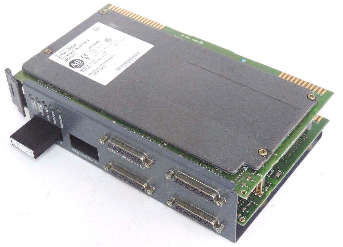 Used ALLEN BRADLEY 2760-RB/A FLEXIBLE INTERFACE MODULE 2760-RB, SER. A REV. S01