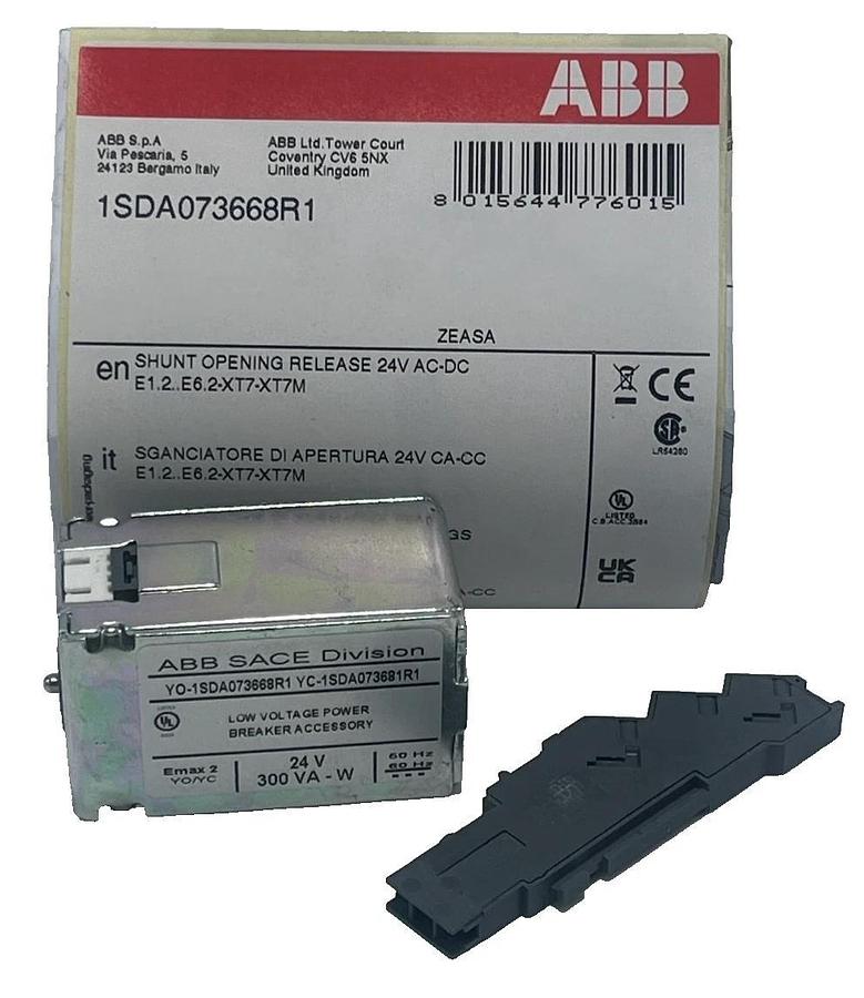 ABB 1SDA073668R1 SACE Emax 2 | Tmax XT Shunt Opening Release YO 24V AC/DC NSMP