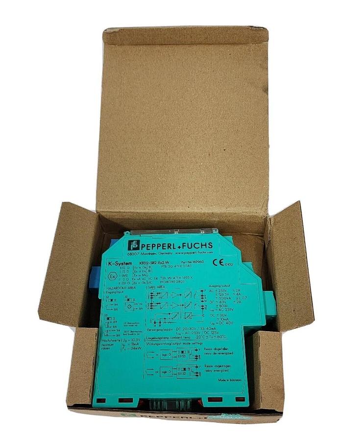 Used NIB PEPPERL+FUCHS KFD2-SR2-EX2.W SWITCH AMPLIFIER PART NO. 132960