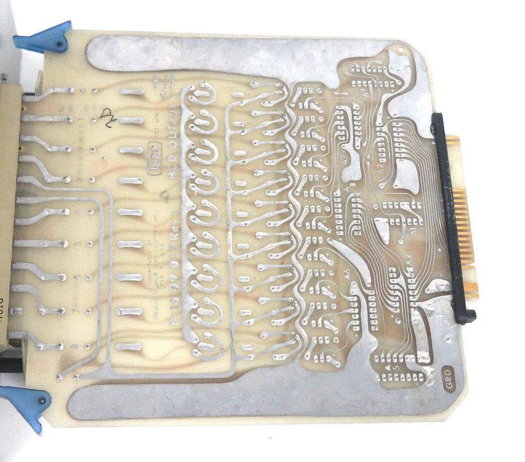 Used ISSC D-16-09-027 CIRCUIT BOARD REV. G W/ 346-5D-0.1 OUTPUT TERMINAL D1609027