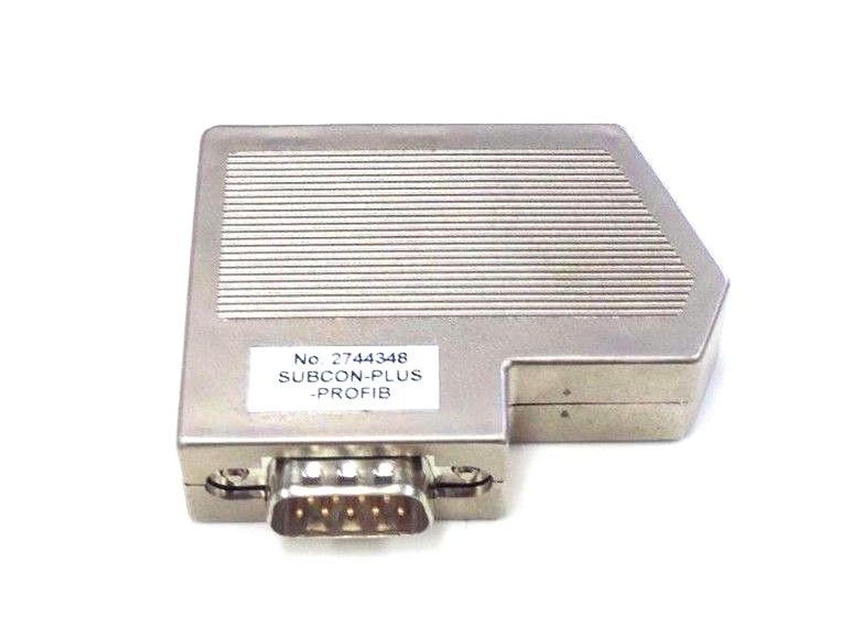 Used PHOENIX CONTACT 2744348 CONNECTOR SUBCON-PLUS-PROFIB