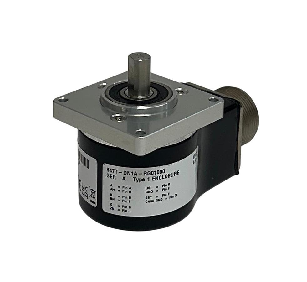 Used ALLEN BRADLEY 847T-DN1A-RG01000 /A INCREMENTAL ENCODER 4.5-5.5VDC 1000PPR NSNP