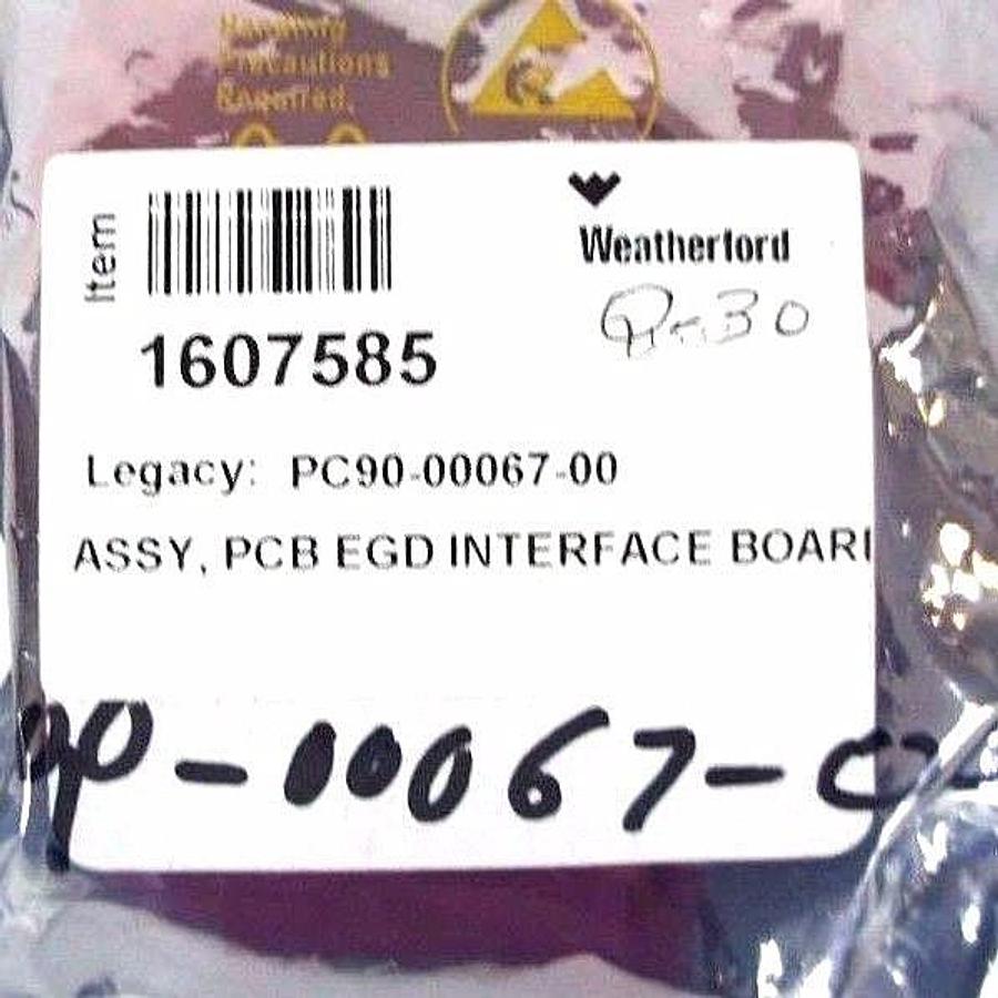 Used NEW WEATHERFORD PC90-00067-00 PCB EGD INTERFACE BOARD REV. A