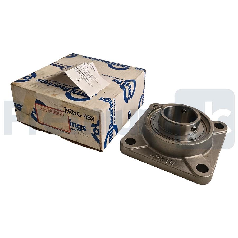 AMI Bearings MUCF210-31 4-Bolt Stainless Flange-Mount Bearing Unit 1-15/16" NSMP