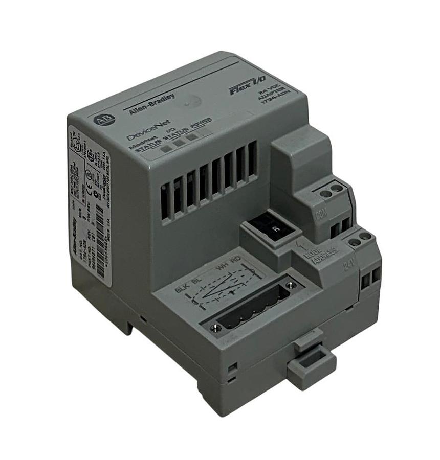 Used ALLEN BRADLEY 1794-ADN /B Flex I/O DeviceNet ADAPTER MODULE 24VDC 96494871 USNP