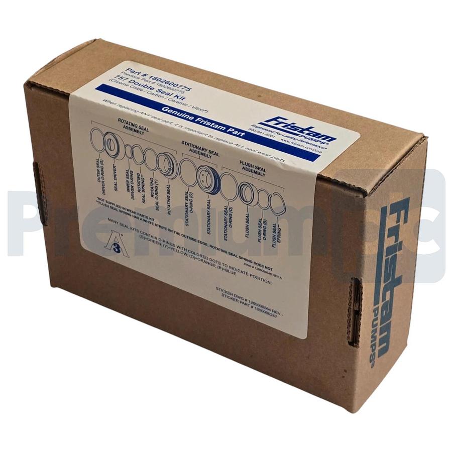 Used Fristam 1802600775 757 Double Seal Kit Chrome Oxide Carbon Ceramic Viton OEM NEW
