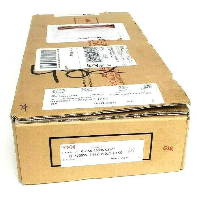BOX OF 2 NEW THK BTK2005V-2.6ZZ+210LT-H1KG BALL SCREWS AIH06115