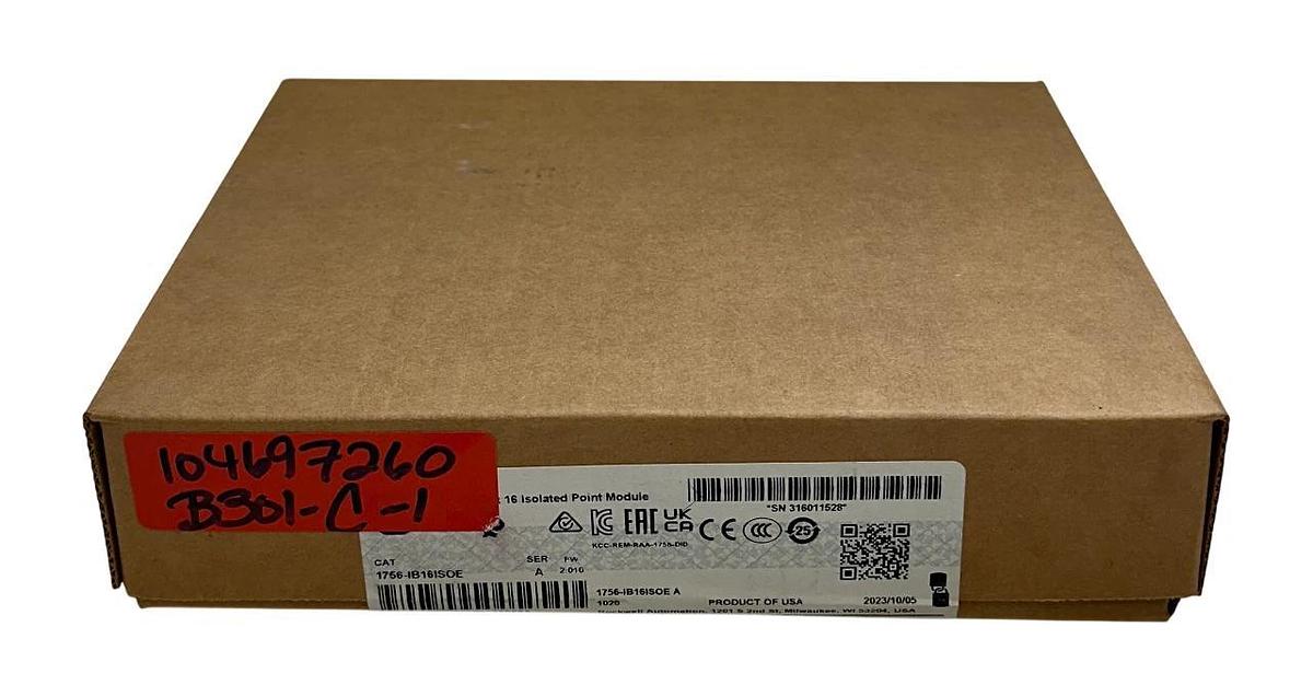 Used ALLEN BRADLEY 1756-IB16ISOE /A ControlLogix 16 Isolated SOE Module 2.010 NSFS