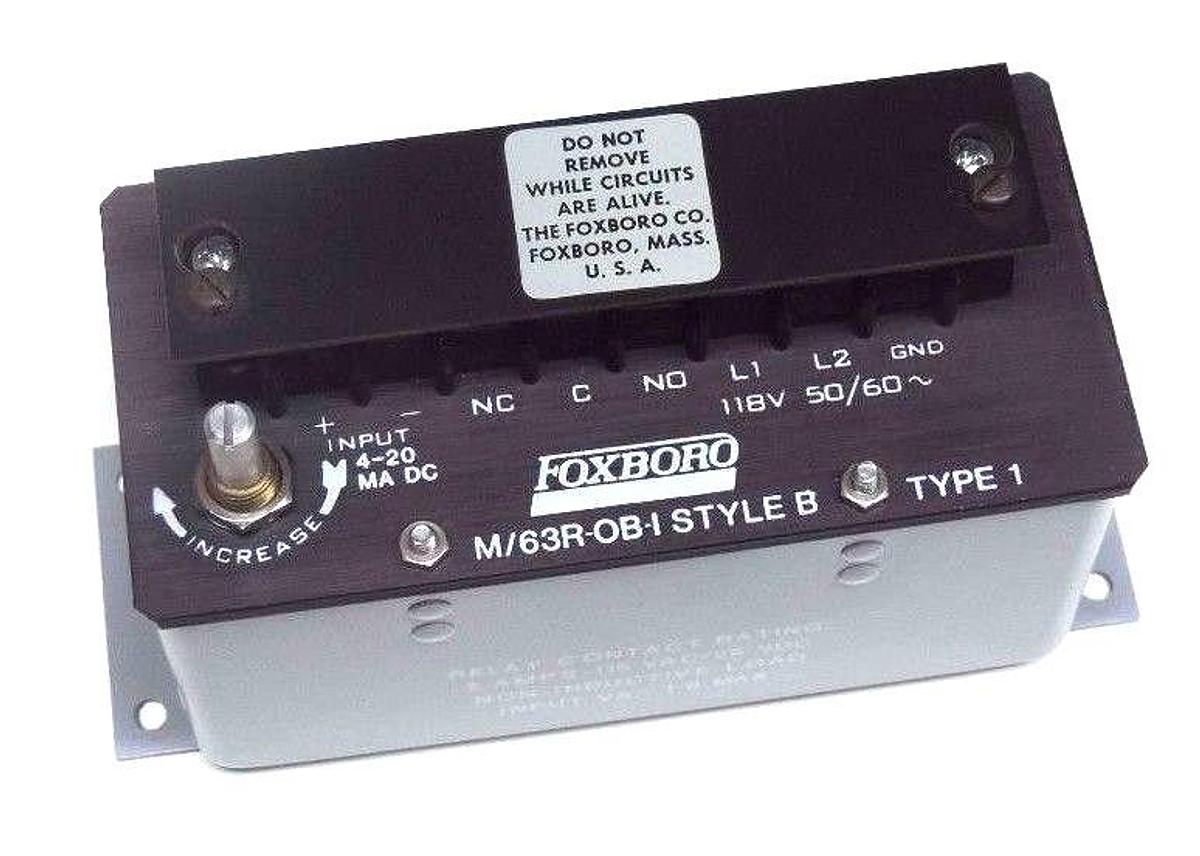 Used NIB FOXBORO M/63R-OB-I ALARM SAFETY RELAY M63ROBI