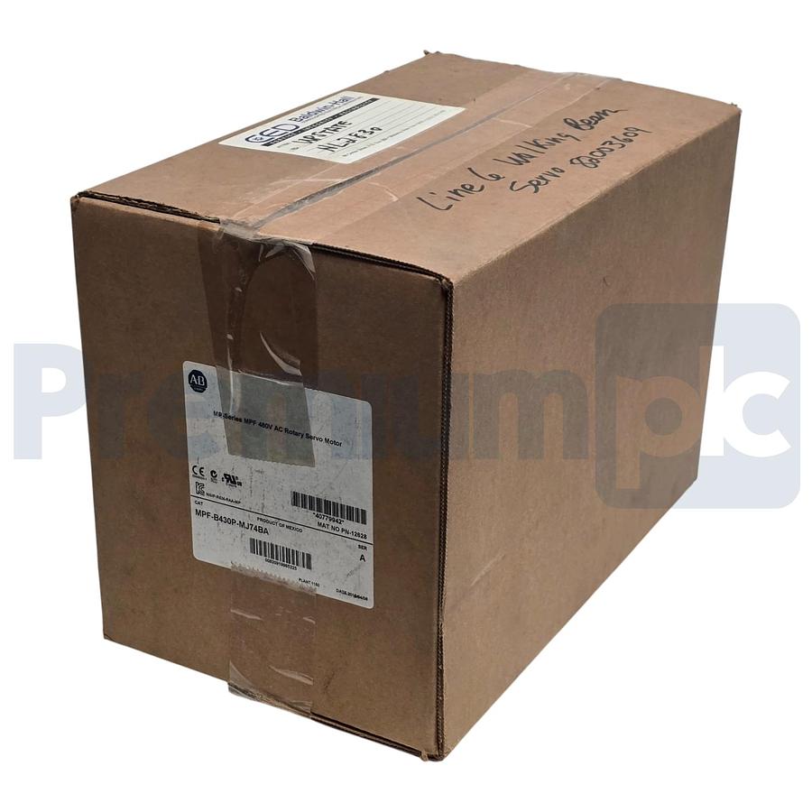 Used Allen Bradley MPF-B430P-MJ74BA /A MPF Food Grade Servo Motor 460V w/Brake NSMP