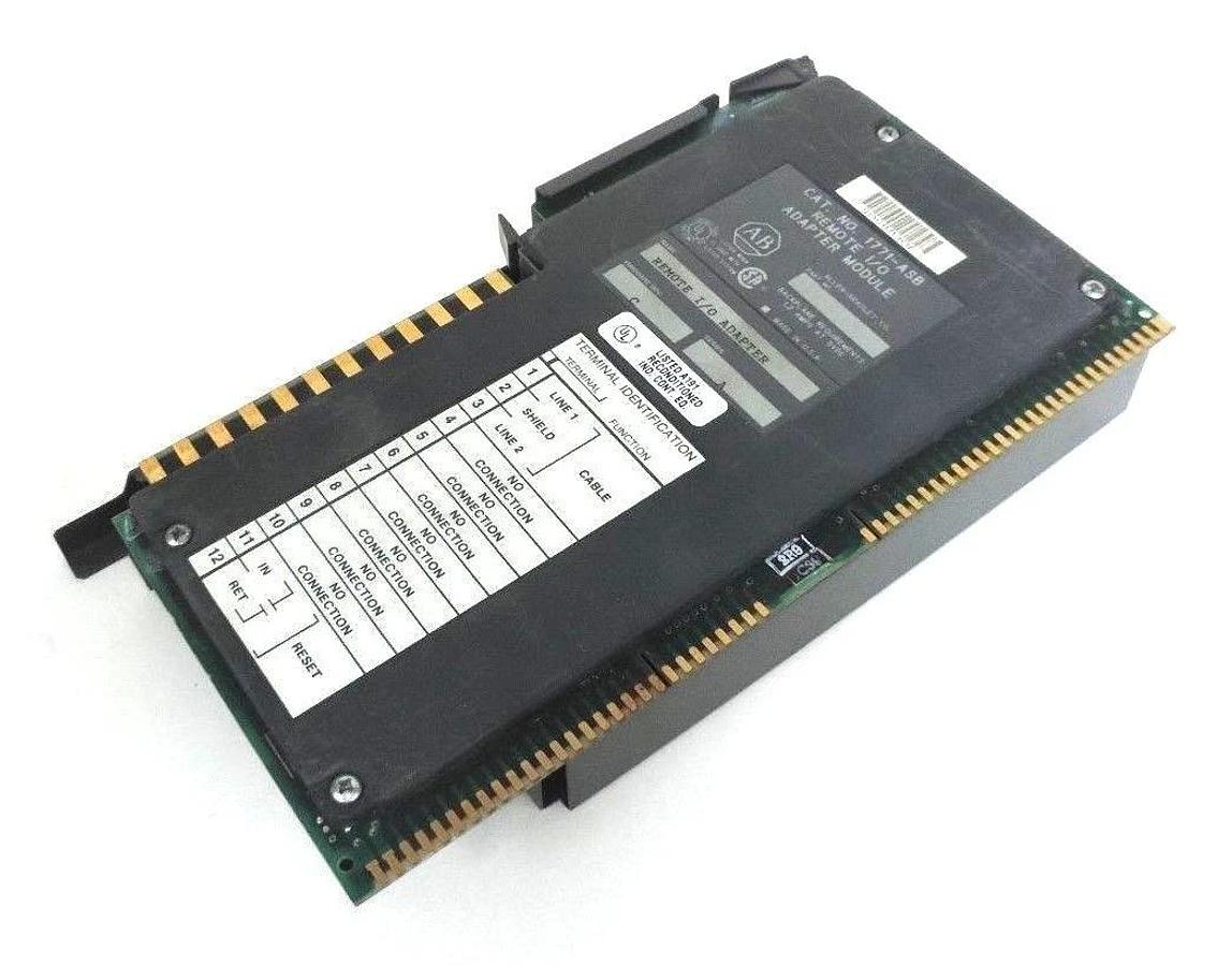 Used ALLEN BRADLEY 1771-ASB SER. A REMOTE I/O ADAPTER MODULE 1771ASB, F/W REV. C