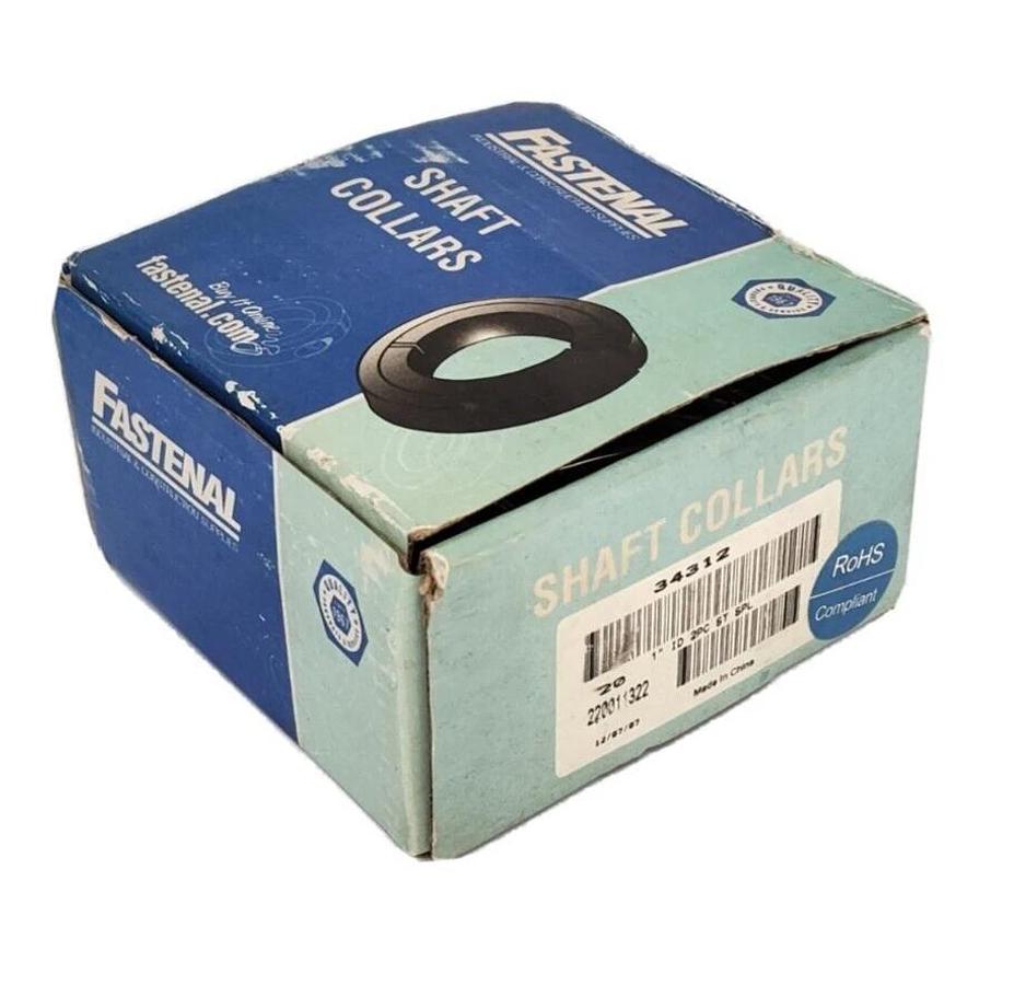 Used 20 NEW FASTENAL 34312 1'' ID 2PC ST SPL SHAFT COLLARS