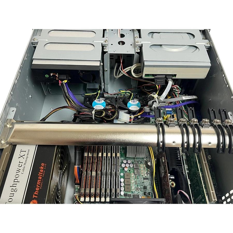 Intel S5000 Dual LGA771 4U Rackmount Server 675W Thermaltake Hotswap New Surplus