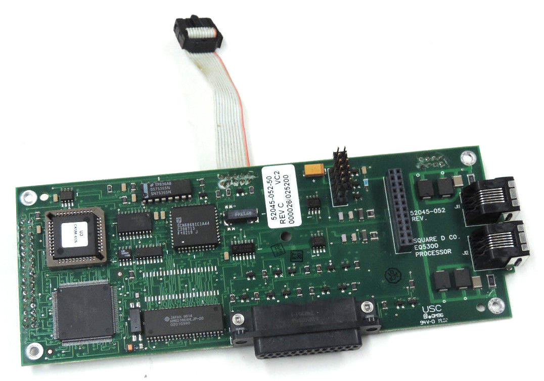 Used SQUARE D 52045-052-50 PROCESSOR BOARD REV C 52045052