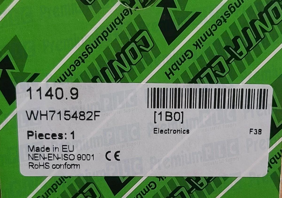 Used NEW CONTA-CLIP VERBINDUNGSTECHNIK WH715482F INPUT MODULE 1140.9
