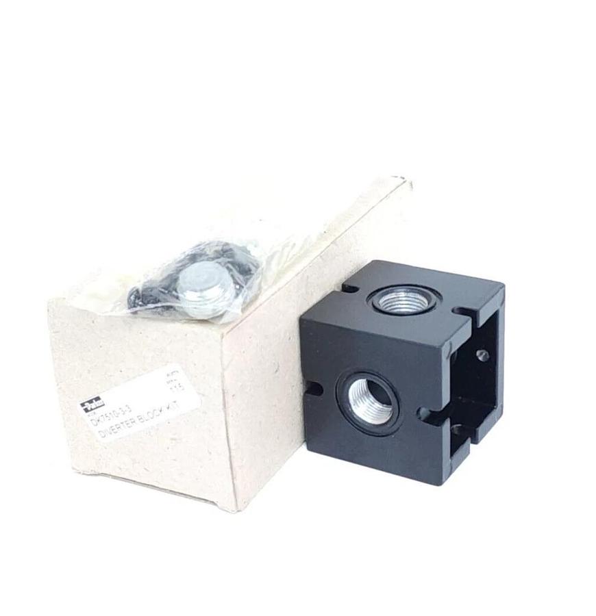 Used NIB PARKER DK7510-3-3 DIVERTER BLOCK KIT DK751033