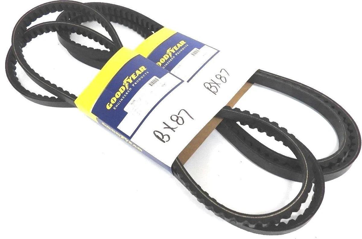 Used LOT OF 2 NEW GOODYEAR BX148 TORQUE-FLEX COGGED V-BELTS 10106