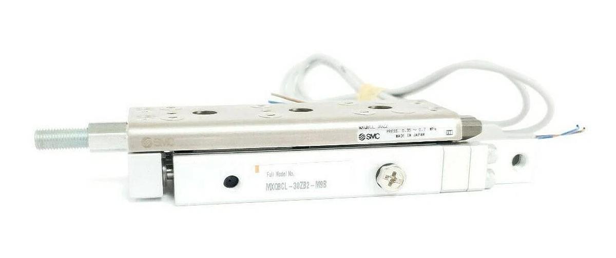 NEW SMC MXQ8CL-30ZB2-M9B CYLINDER, SLIDE TABLE, WITH AUTO SWITCH MXQ8CL30ZB2M9