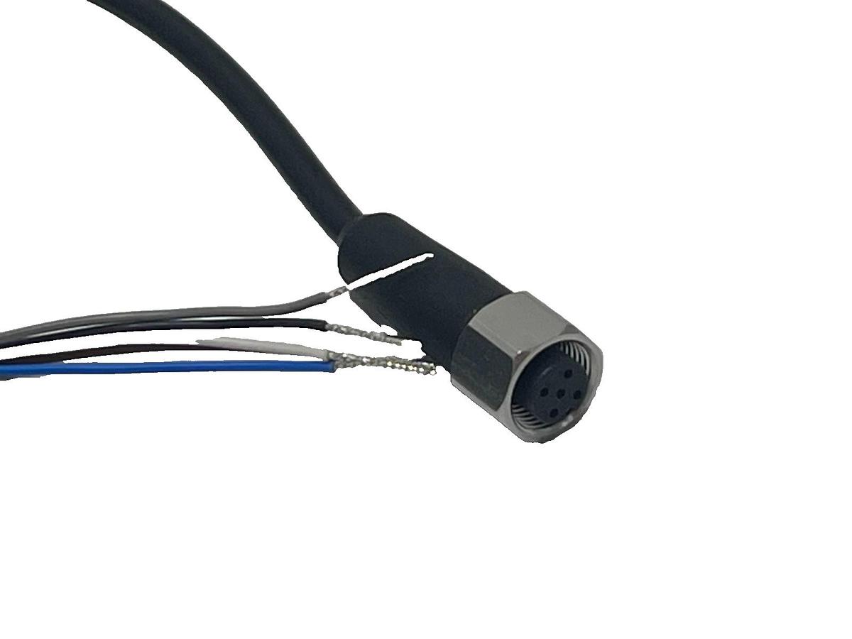Used BANNER MQDC-WDSS-0560 5-Pin M12 Wash-Down Cordset, 18.29 m (60 ft), IP6,9 NSNP