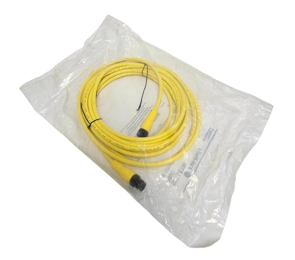 Used NEW ALLEN BRADLEY 889D-F4ACDM-5 QD CORDSET 4-PIN 5M SER. B 889DF4ACDM5