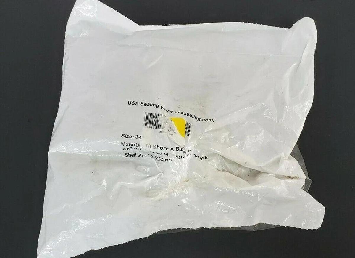 LOT OF 25 NEW USA SEALING SIZE: 341 MAT: BUNA N DUROMETER: 70A O-RINGS