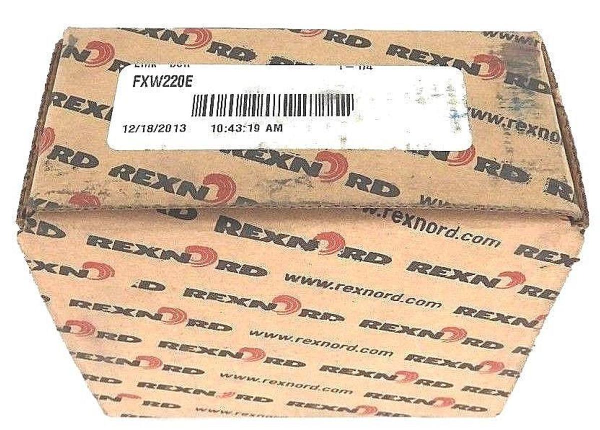NIB REXNORD FXW220E LINK-BELT FLANGE BEARING 2-BOLT, 1.250" ID, 3.937" BHC