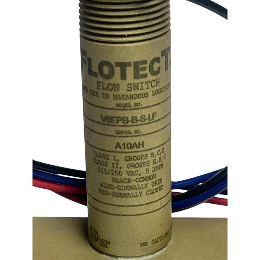 Dwyer Instruments V6EPB-B-S-LF Flotect Explosion-Proof Flow Switch New Surplus