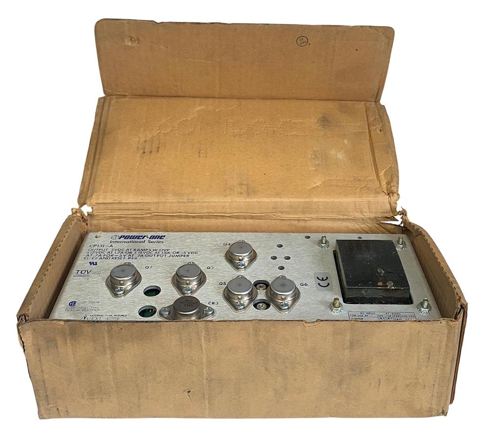 Used POWER-ONE CP131-A / CP131A INTERNATIONAL SERIES POWER SUPPLY 5VDC OUTPUT 8A NSMP