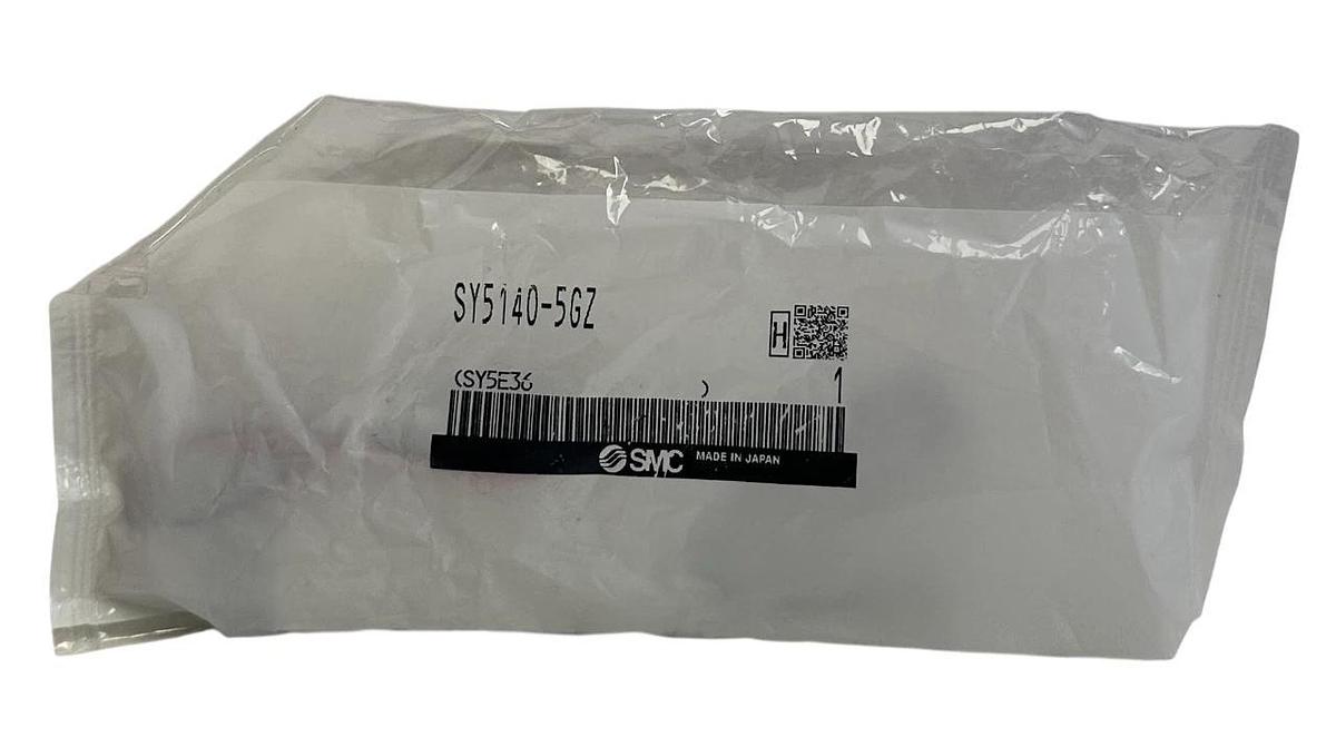 Used SMC SY5140-5GZ / SY51405GZ 5-PORT SOLENOID VALVE 24VDC COIL SY SERIES NSFS