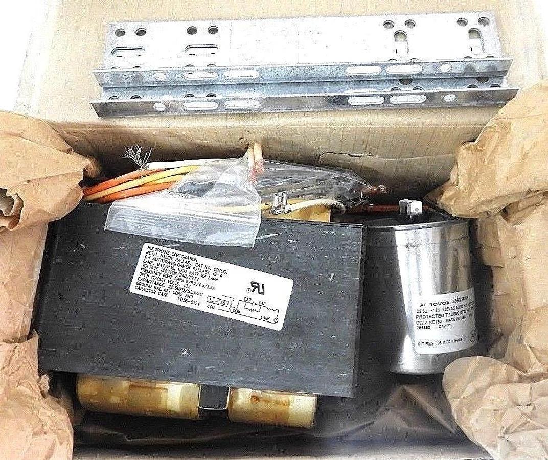 Used NIB HOLOPHANE RBKC10MHMTB BALLAST REPAIR KIT, 120/208/240/277V, GDZ0G1, 3899-RFM