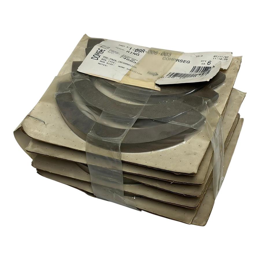 Dresser-Rand 1-09R-006-003 Segmented Compressor Piston Ring Set Lot of 6 New