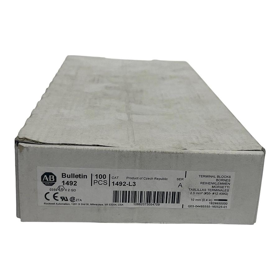 LOT OF 30 Allen-Bradley 1492-LS Ser. A Terminal Blocks NEW Surplus 1492LS