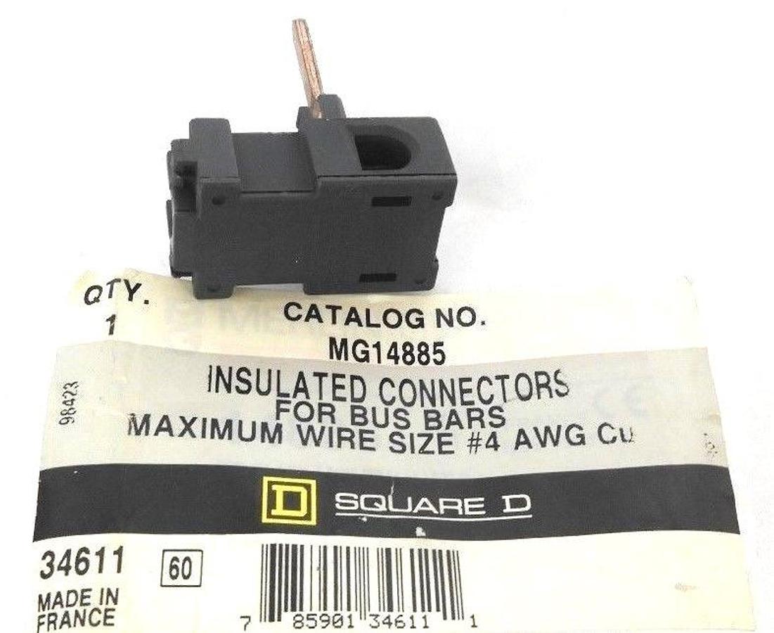 NEW SQUARE D MERLIN GERIN MG14885 INSULATED CONNECTORS 34611