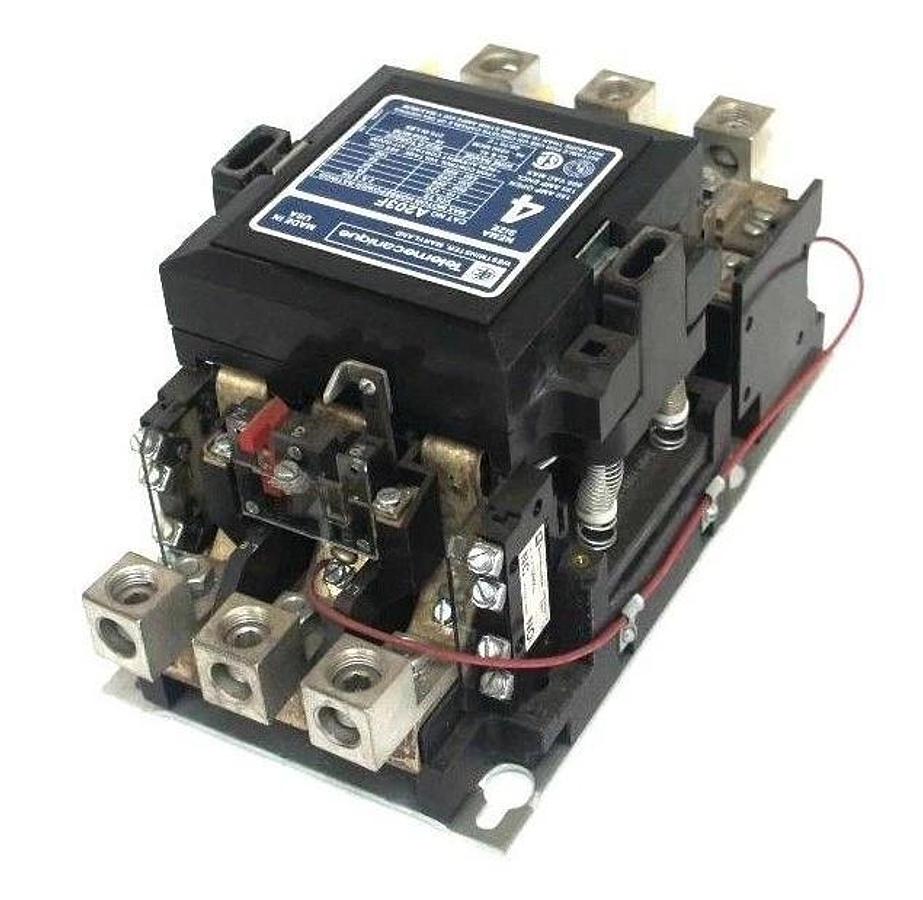 Used TELEMECANIQUE A203F MOTOR STARTER NEMA SIZE 4, 600V MAX, 100HP MAX, 120V COIL