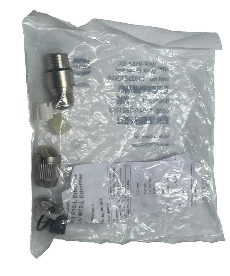 Used HARTING 21033812425 Han 7D C Crimp Insert 7 Pole Female Connector Industrial